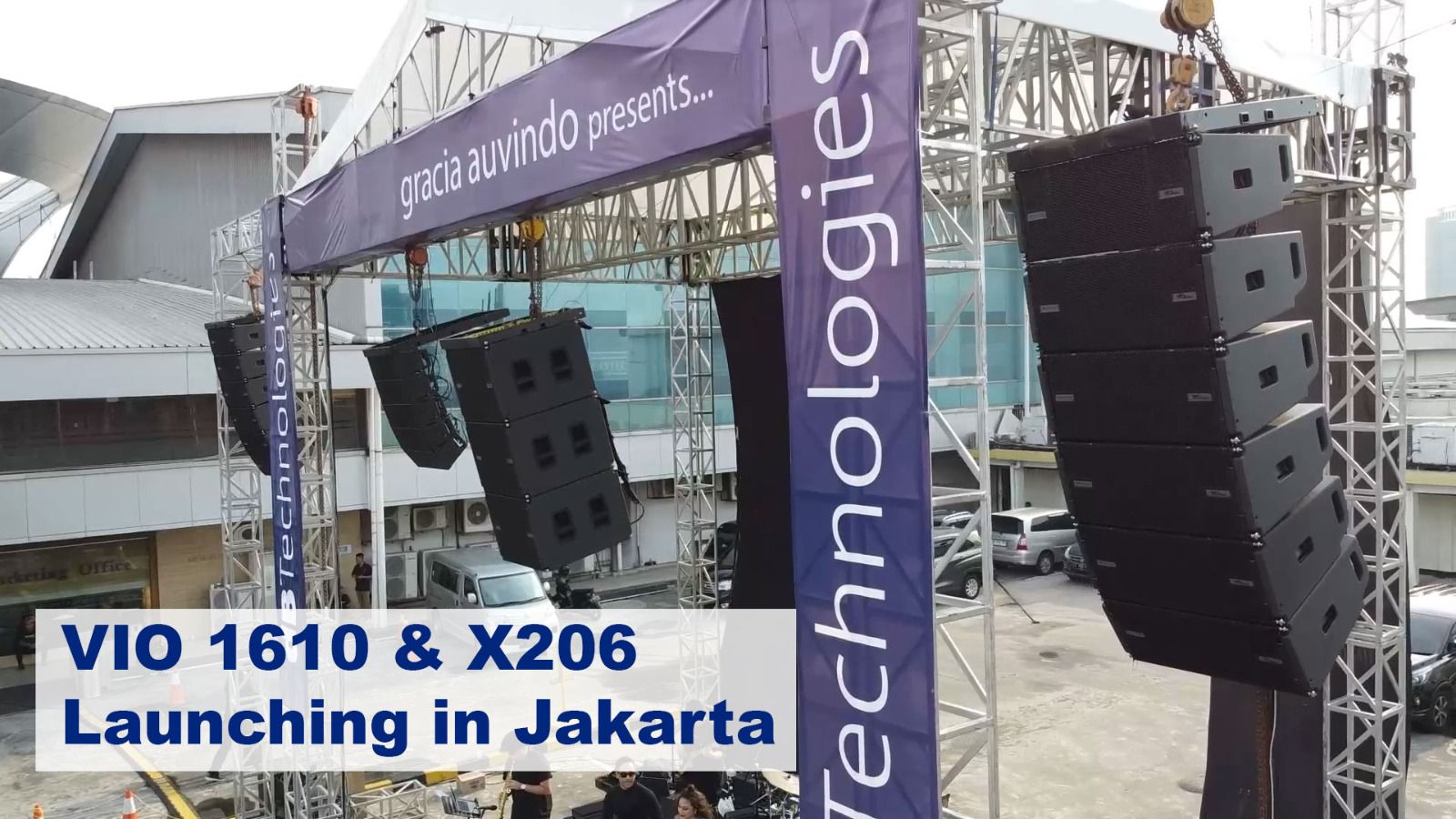 Gracia Auvindo & dBTechnologies Launch VIO1610 in Jakarta